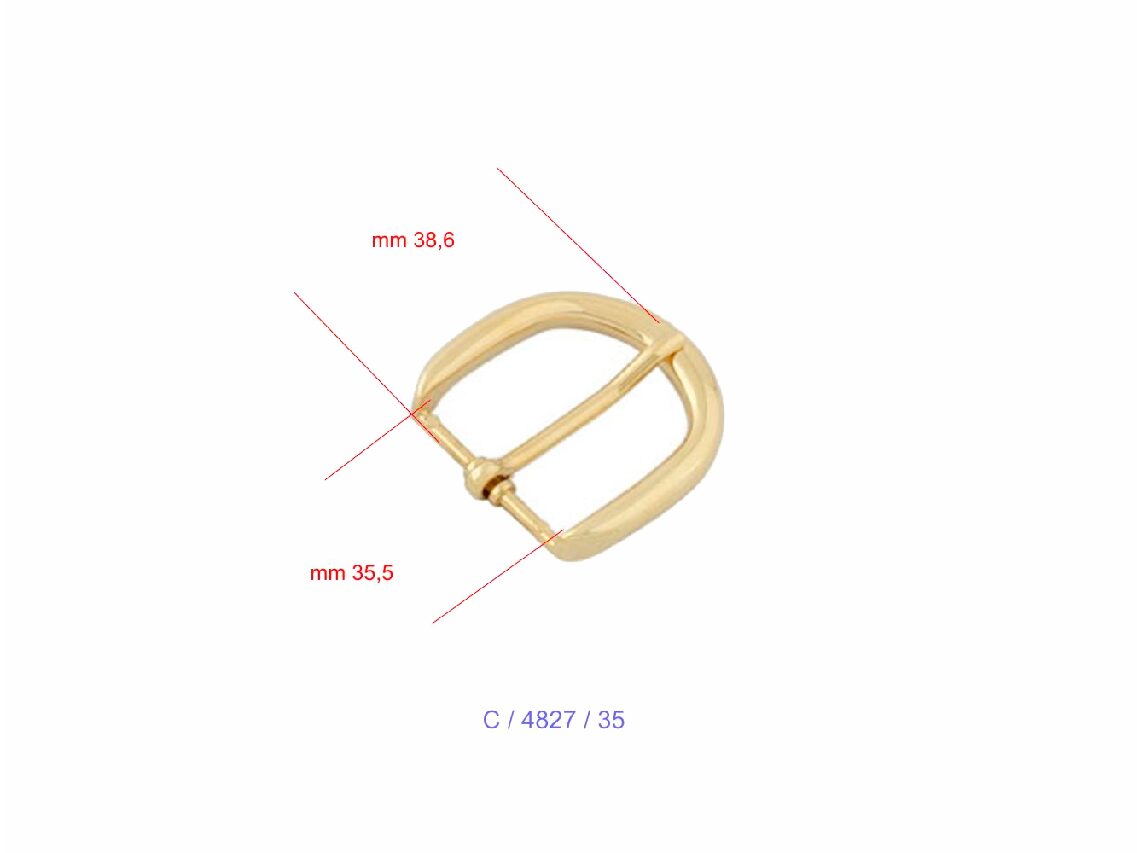 35mm Nickel Buckle - (Pack of 1) - Image 4