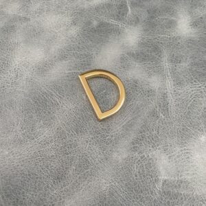 20mm Gilt D-ring