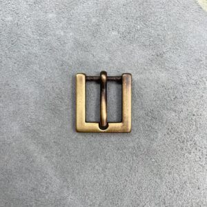 20mm Square Antique Brass Buckle