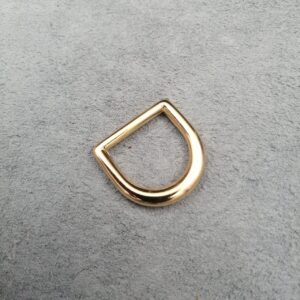 20mm Gilt D Ring