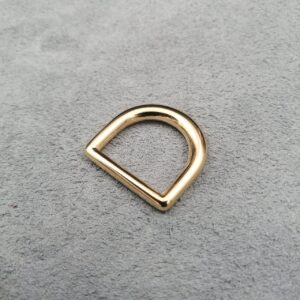 20mm Gilt D Ring