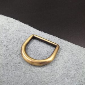25mm Antique Brass D Ring
