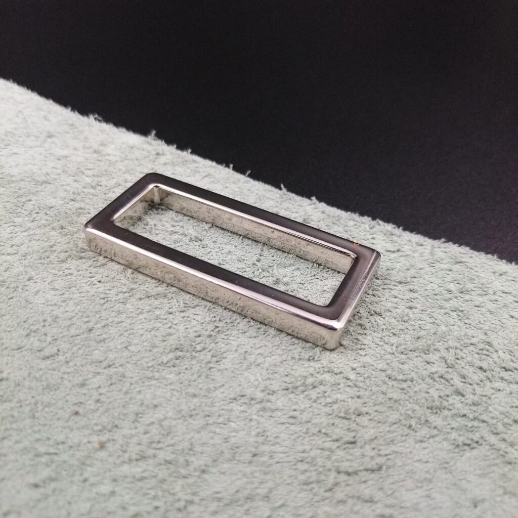 40mm Nickel Square Ring