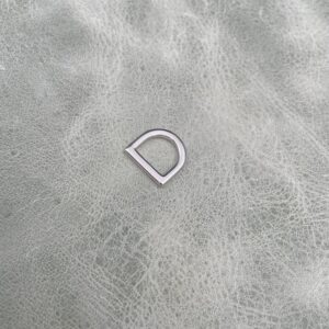 10mm Nickel D-ring