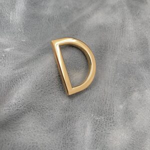 20mm Gilt D-ring