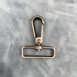 40mm Antique Brass Dog Clip