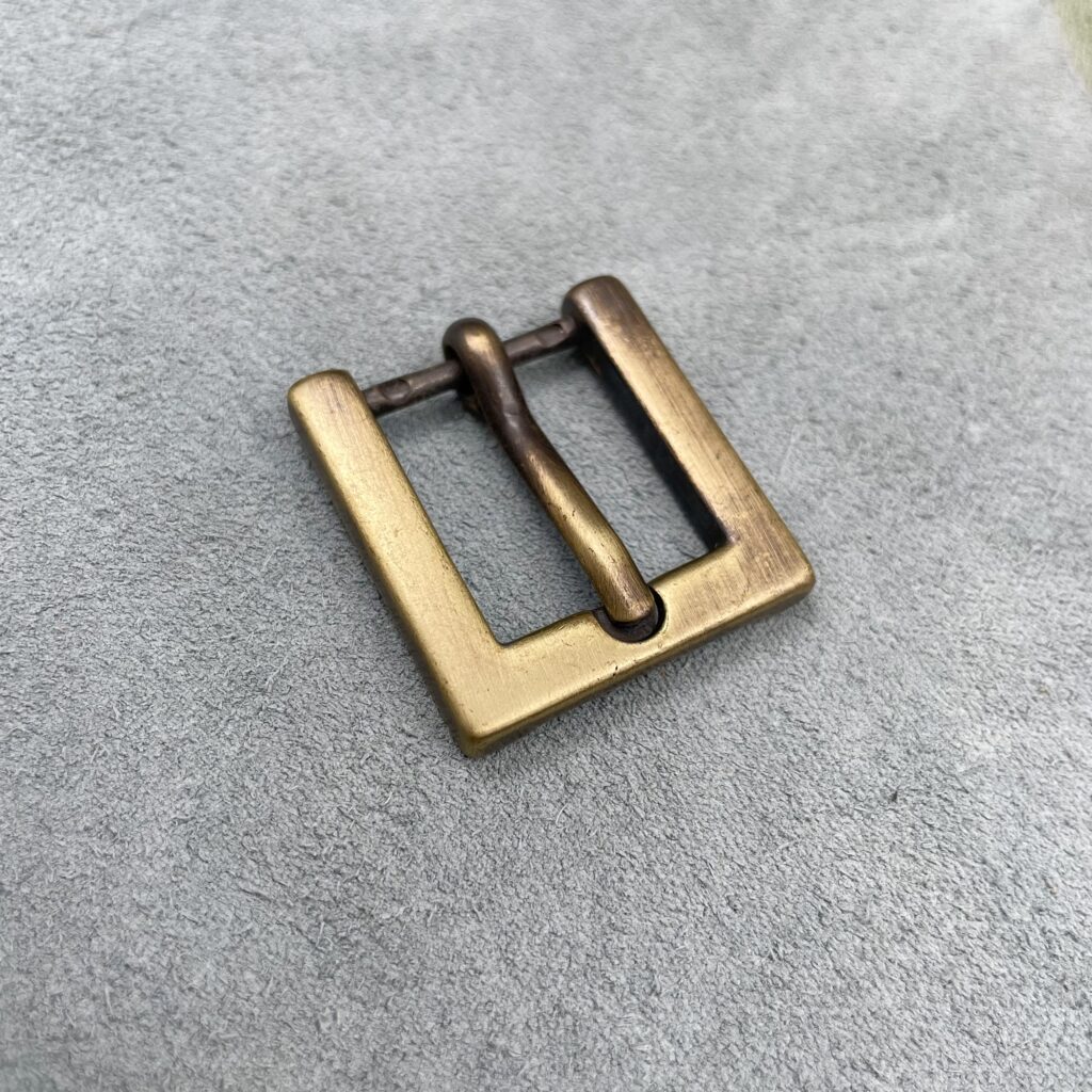 20mm Square Antique Brass Buckle