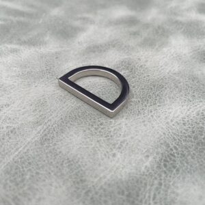 20mm Nickel D-ring