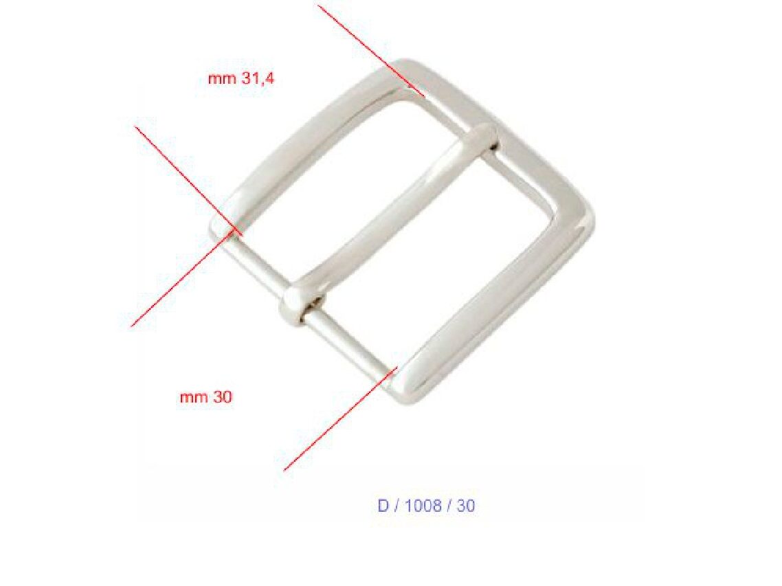 30mm Nickel Buckle - (Pack of 5) - Image 4