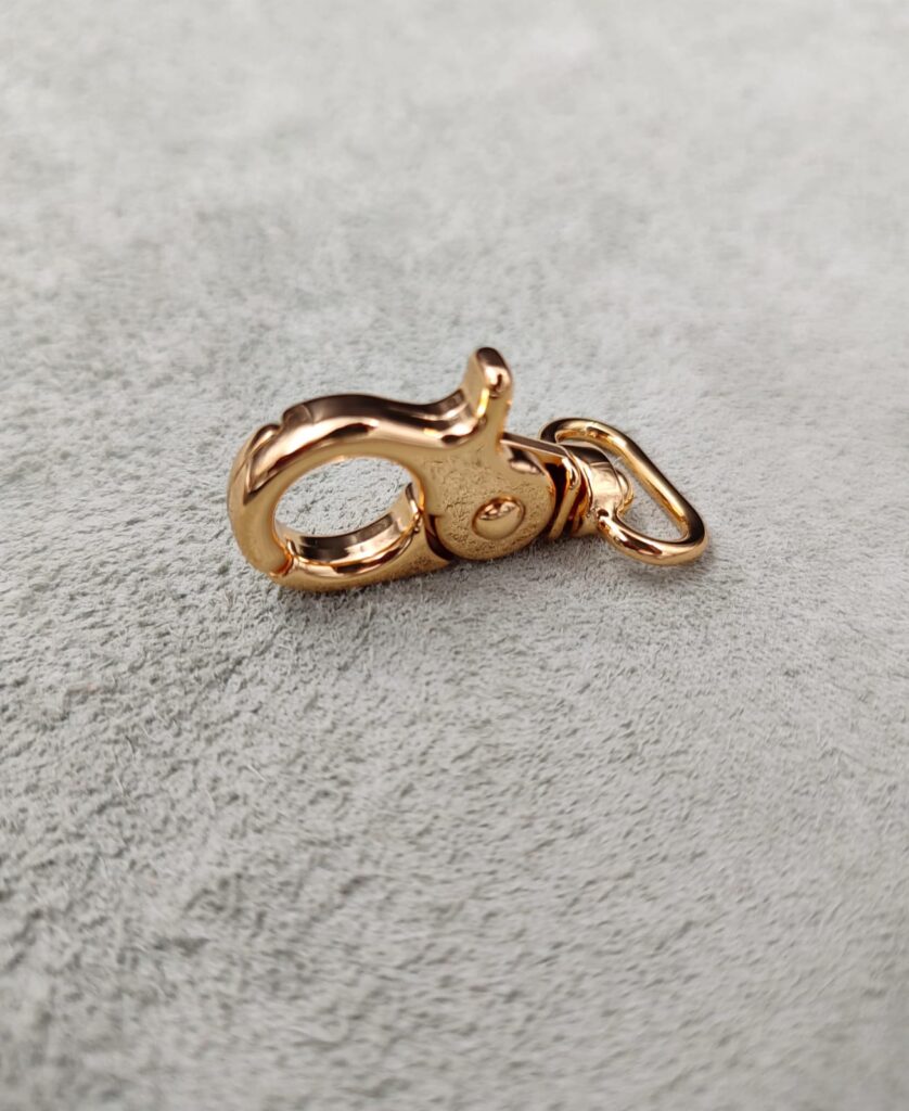 17mm Gilt Dog Clip