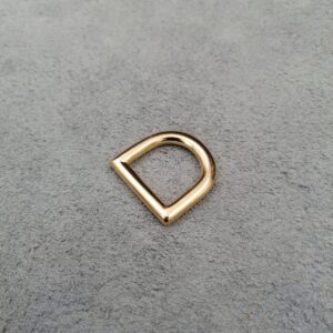15mm Gilt D Ring