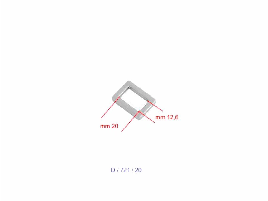 20mm Nickel Square Ring - (Pack of 10) - Image 5