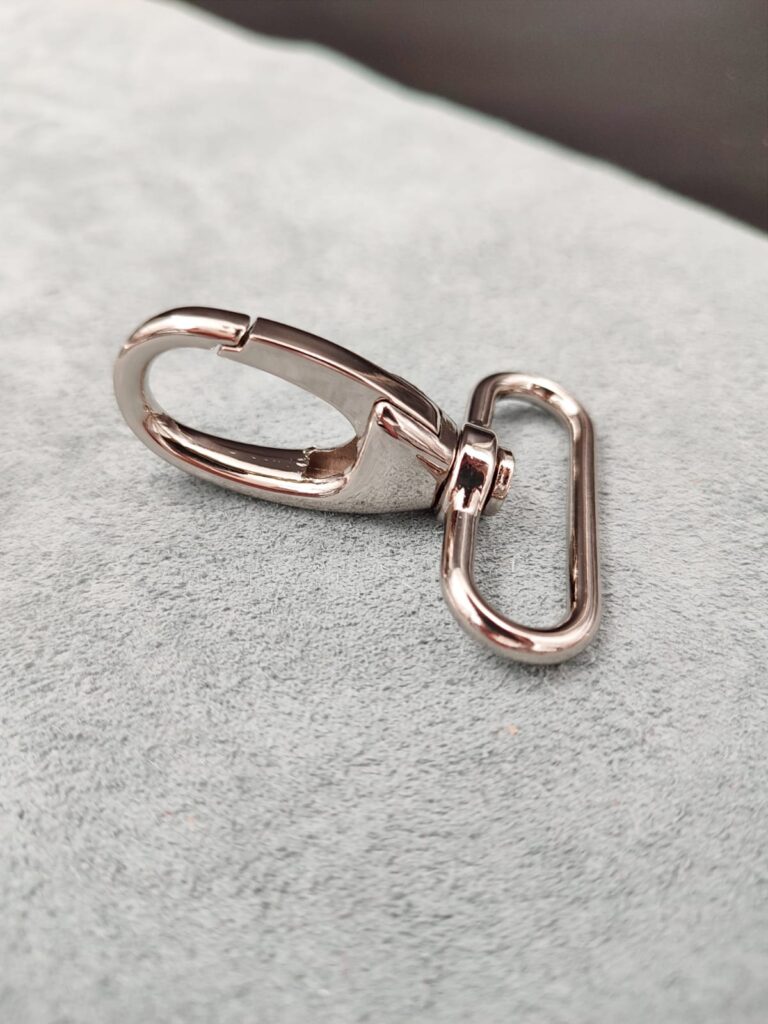 40mm Nickel Snap Hook
