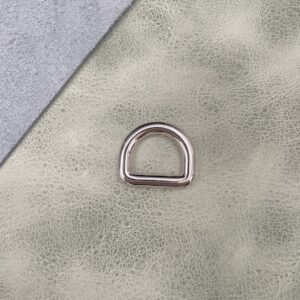 15mm Nickel D-Ring