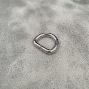 10mm Nickel D-Ring