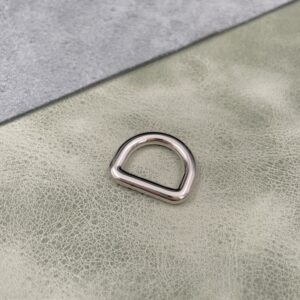 15mm Nickel D-Ring