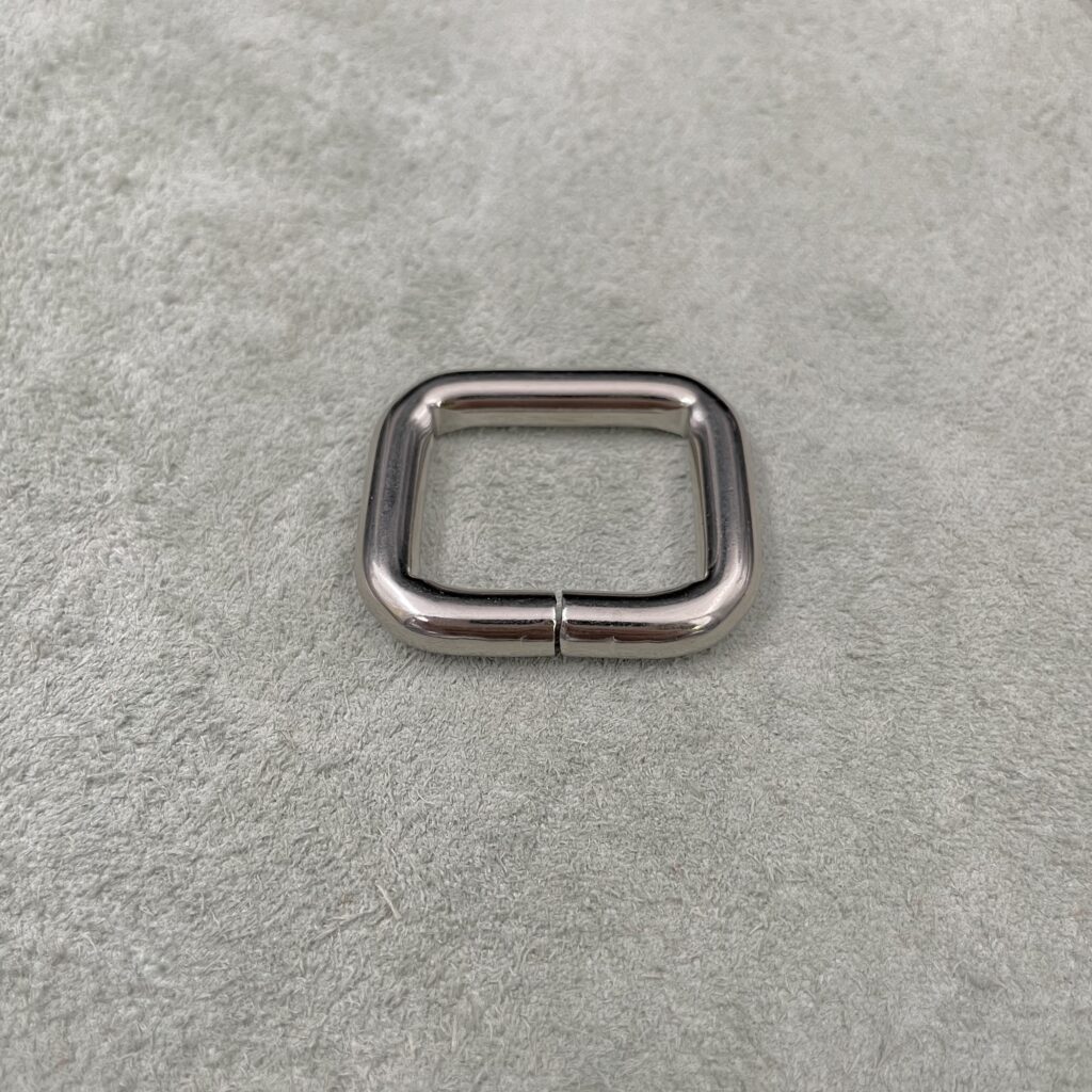 25mm Nickel Square Ring