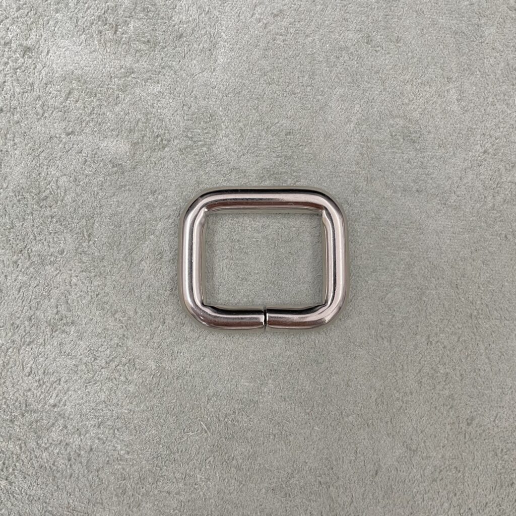 25mm Nickel Square Ring