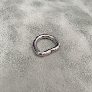 10mm Nickel D-Ring