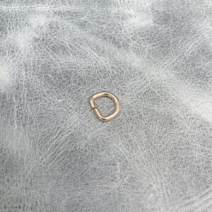 8mm Gilt D-Ring