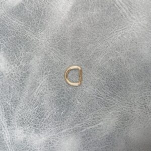 8mm Gilt D-Ring