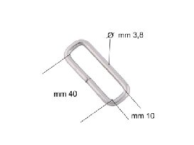 40mm Nickel Handle Holders - (Pack of 10) - Image 4