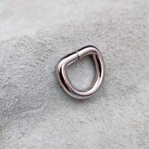 20mm Nickel D-ring