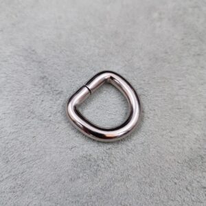20mm Nickel D-ring