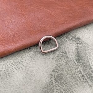 10mm Nickel D-Ring