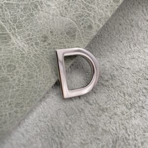 15mm Nickel D-Ring