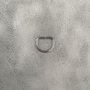 11mm Nickel D-ring
