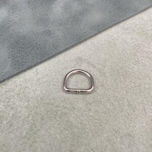 10mm Nickel D-Ring