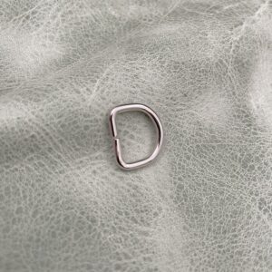 11mm Nickel D-ring