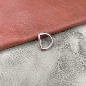 10mm Nickel D-Ring