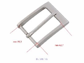 35mm Nickel Buckle - (Pack of 1) - Image 4