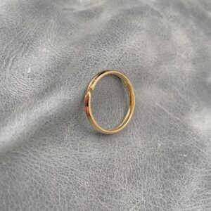 21mm Gilt Spring Ring
