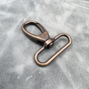 40mm Antique Brass Dog Clip