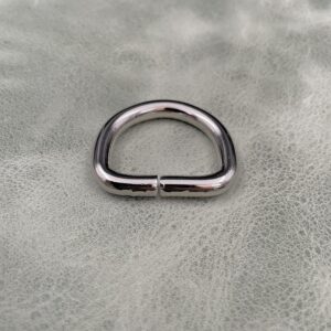 25mm Nickel D-ring