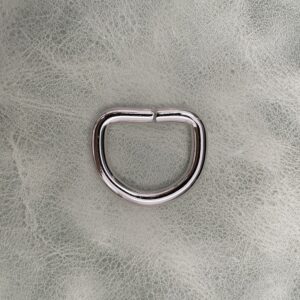 25mm Nickel D-ring