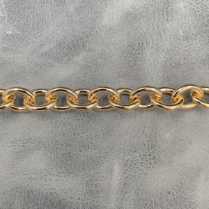 5.5mm x 7.5mm Gilt Chain