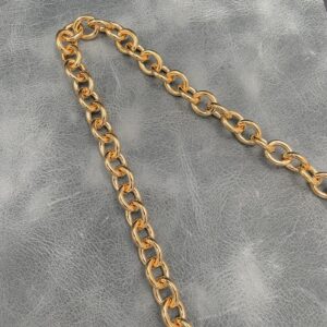 5.5mm x 7.5mm Gilt Chain
