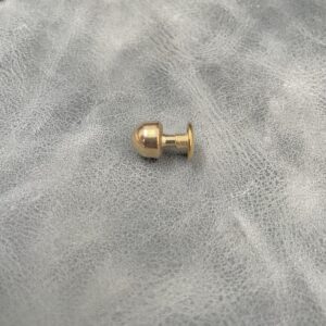 9mm Gilt Dome Rivet