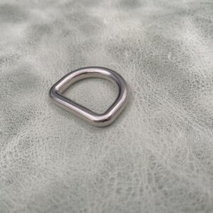 20mm Nickel D-ring