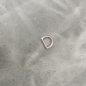 10mm Nickel D-Ring