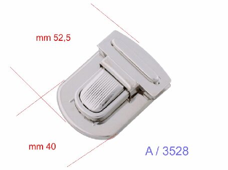 40mm Nickel Tuck Lock - (Pack of 1) - Image 4