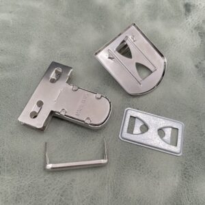 40mm x 52.5mm Nickel Tuck Lock