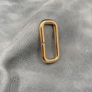 30mm Gilt Square Ring