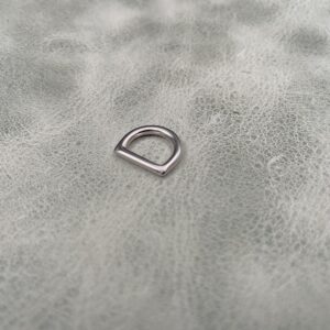 10mm Nickel D-Ring