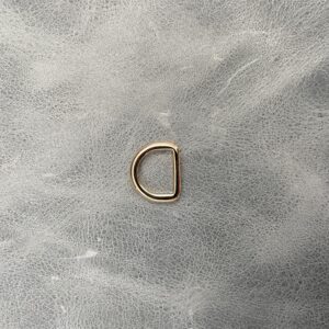 10mm Gilt D-ring