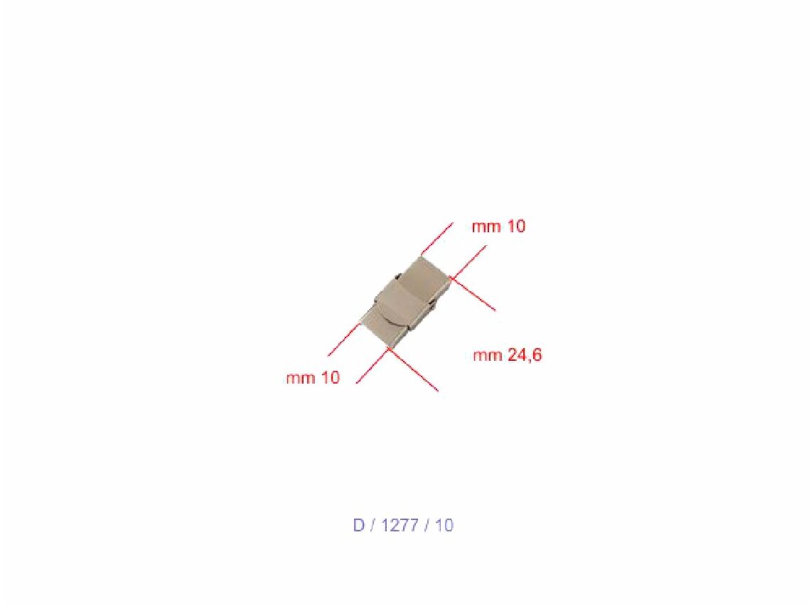 10mm Stainless Steel Bracelet Lock/Clasp - (Pack of 5) - Image 6